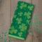 St. Patrick's Shamrock Hand Towel 2pc Set for Bath/Kitchen/Bar & Gift, Green